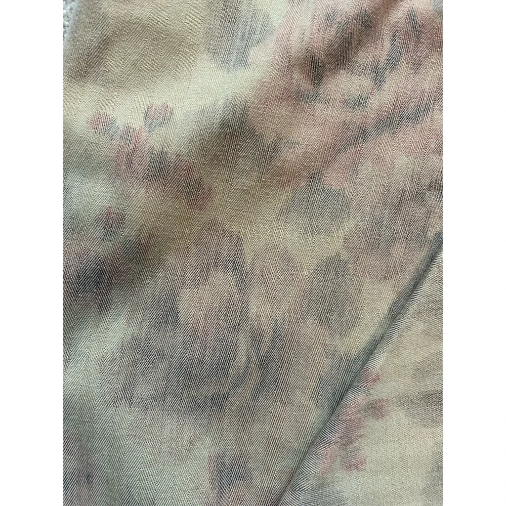 Max Mara Floral Asymmetrical‎ A Line Wrap Skirt 6 Italian Quiet Luxury Designer